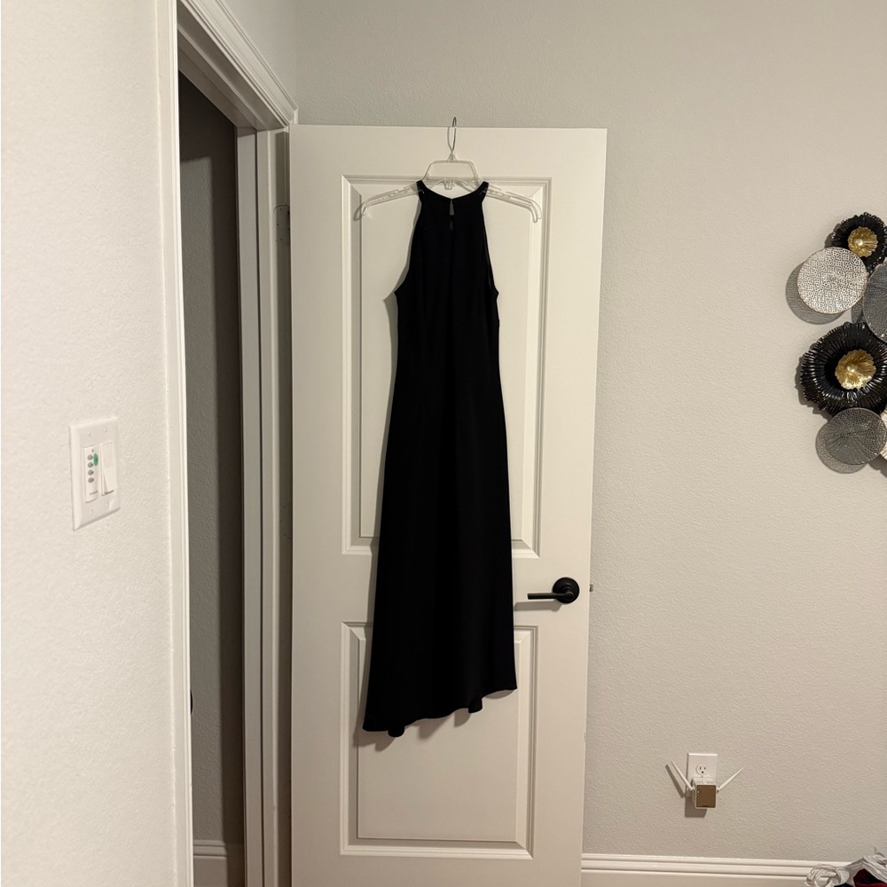 JONES WEAR BLACK HIGH LOW DRESS SIZE 6 - Picture 2 of 5